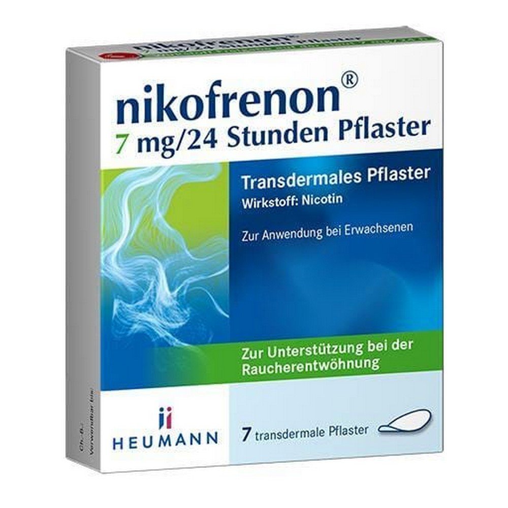 nikofrenon 7 mg24 hours patch transdermal 7 pcs NIKOFRENON 7 mg/24 hours patch transdermal, 7 pcs