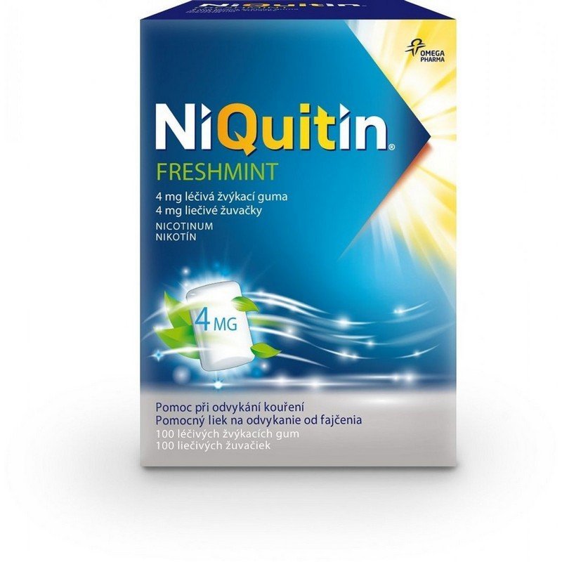 niquitin freshmint 4mg gummnd100 i NiQuitin Freshmint 4 mg chewing gum 100 pcs