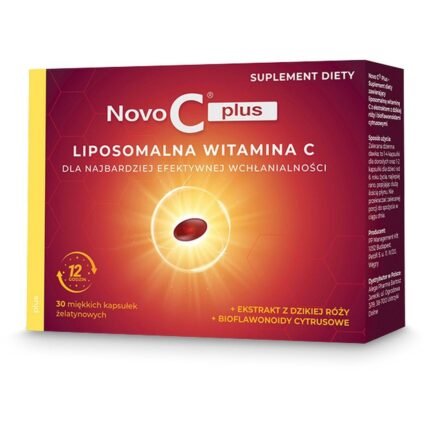 Novo C Plus Liposomal Vitamin C with Citrus Bioflavonoids & Rosehip 30 Capsules