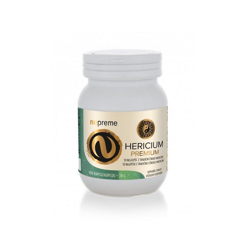 nupreme hericium premium extrakt kapsle NUPREME HERICIUM PREMIUM EXTRACT, 100 CAPSULES