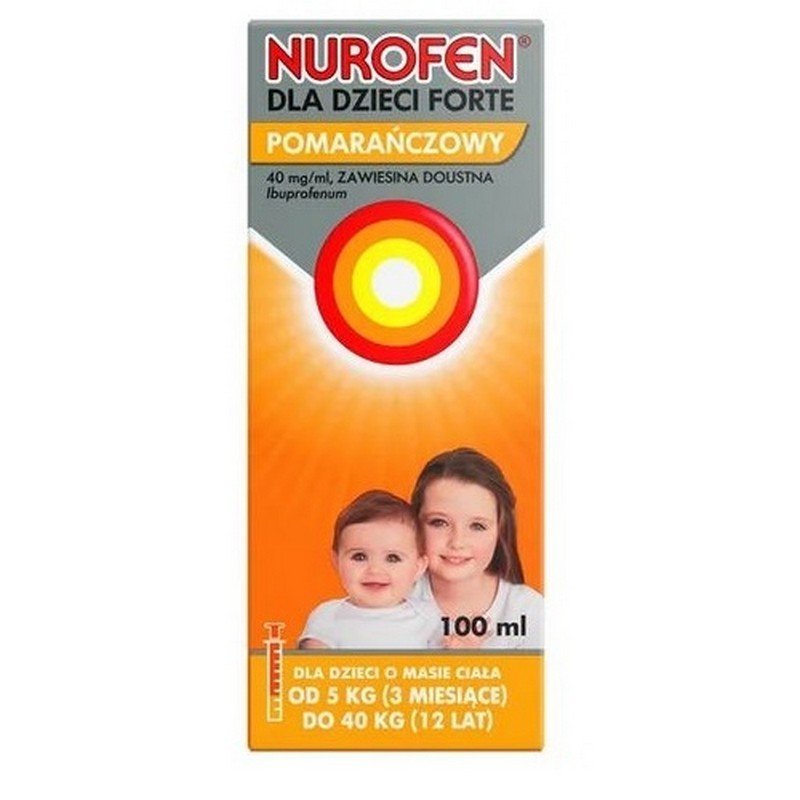 nurofen d children forte pom004 g ml 100 ml Nurofen for Children Forte 40 mg/ml Orange Oral Suspension 100 ml