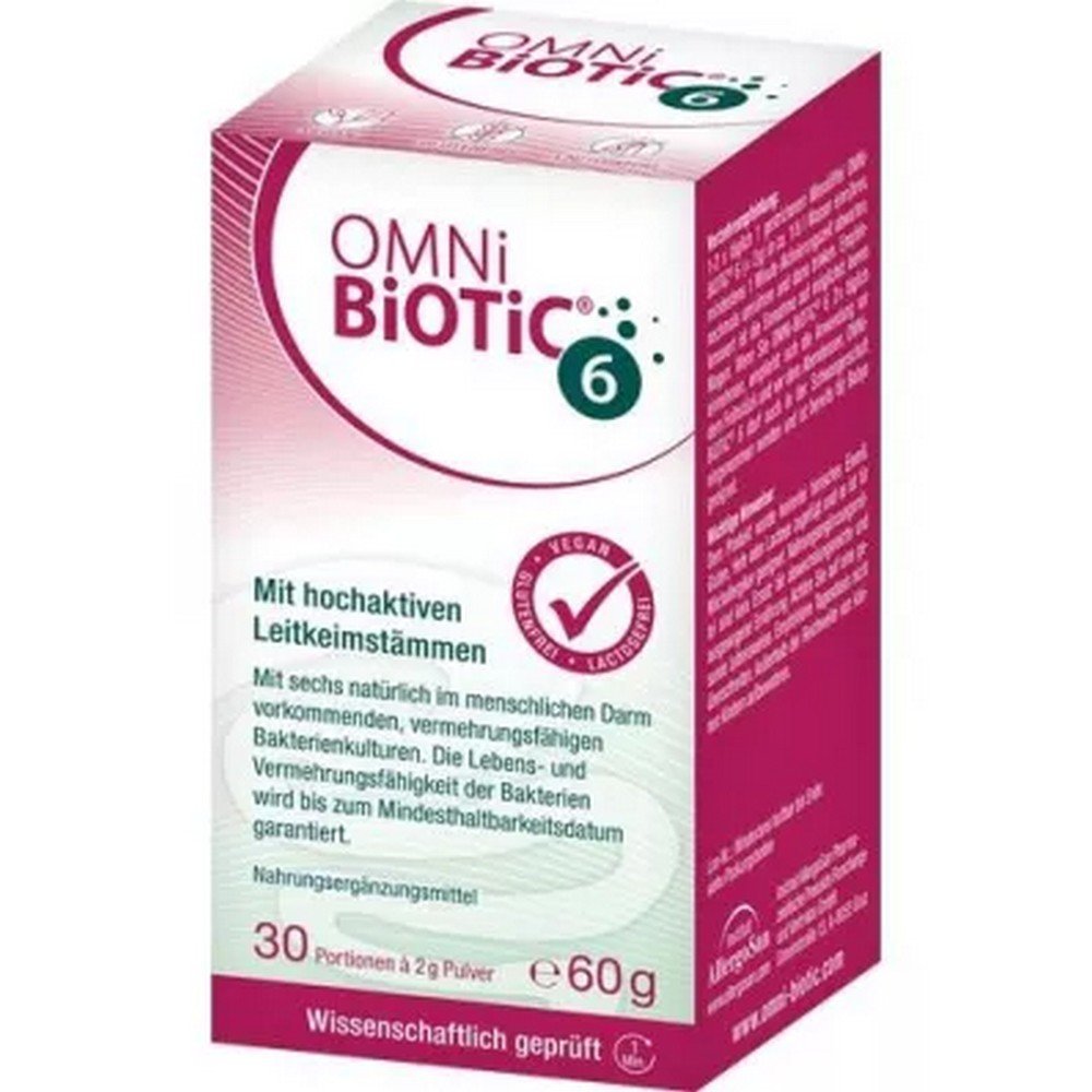 omni biotic 6 powder 60 g OMNi-BiOTiC 6 Probiotic Powder 60 g