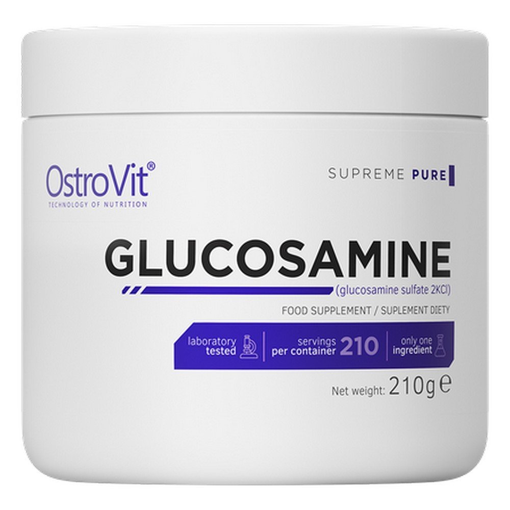 ostrovitsupreme pure glucosamine glucosamine powder dietary supplement 210gsupreme pure glucosamine glukozamina w proszku suplement diety210g OstroVit Supreme Pure Glucosamine Powder Dietary Supplement 210 g