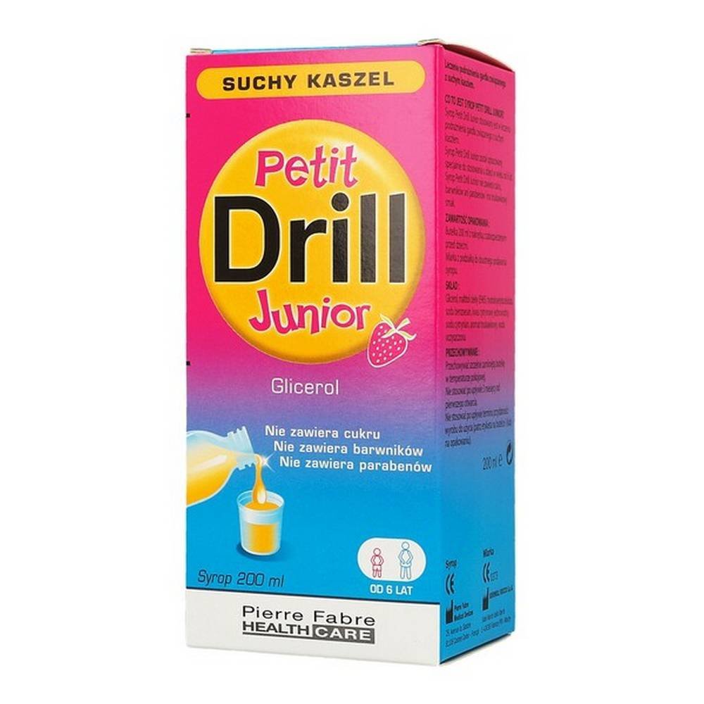 petit drill junior syrup 200 ml Petit Drill Junior Dry Cough Syrup 200 ml