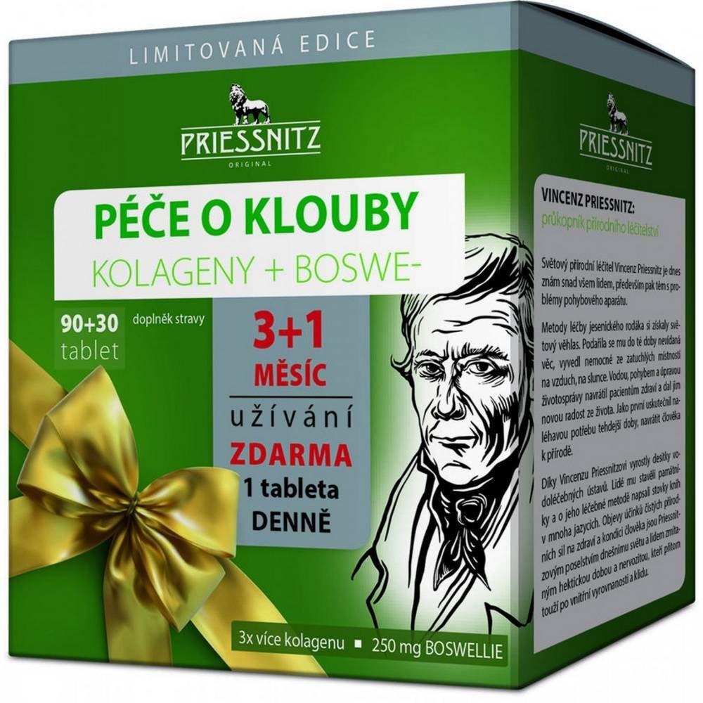priessnitz kolagboswellie pece o klouby tablet 9030 Priessnitz Collagen + Boswellia Joint Care Tablets 90+30