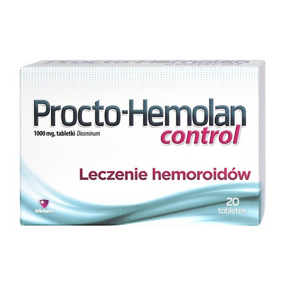 procto hemolan control 1000 mg tablets 20 pcs Procto-Hemolan Control 1000 mg Tablets 20 pcs