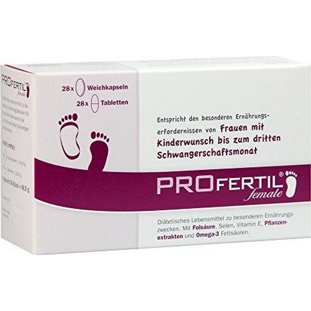 profertil female combination tablets capsules 56 pieces 28x tablets 28x capsules PROfertil Female Tablets + Capsules Combination Pack 56 pcs (28 tablets + 28 capsules)