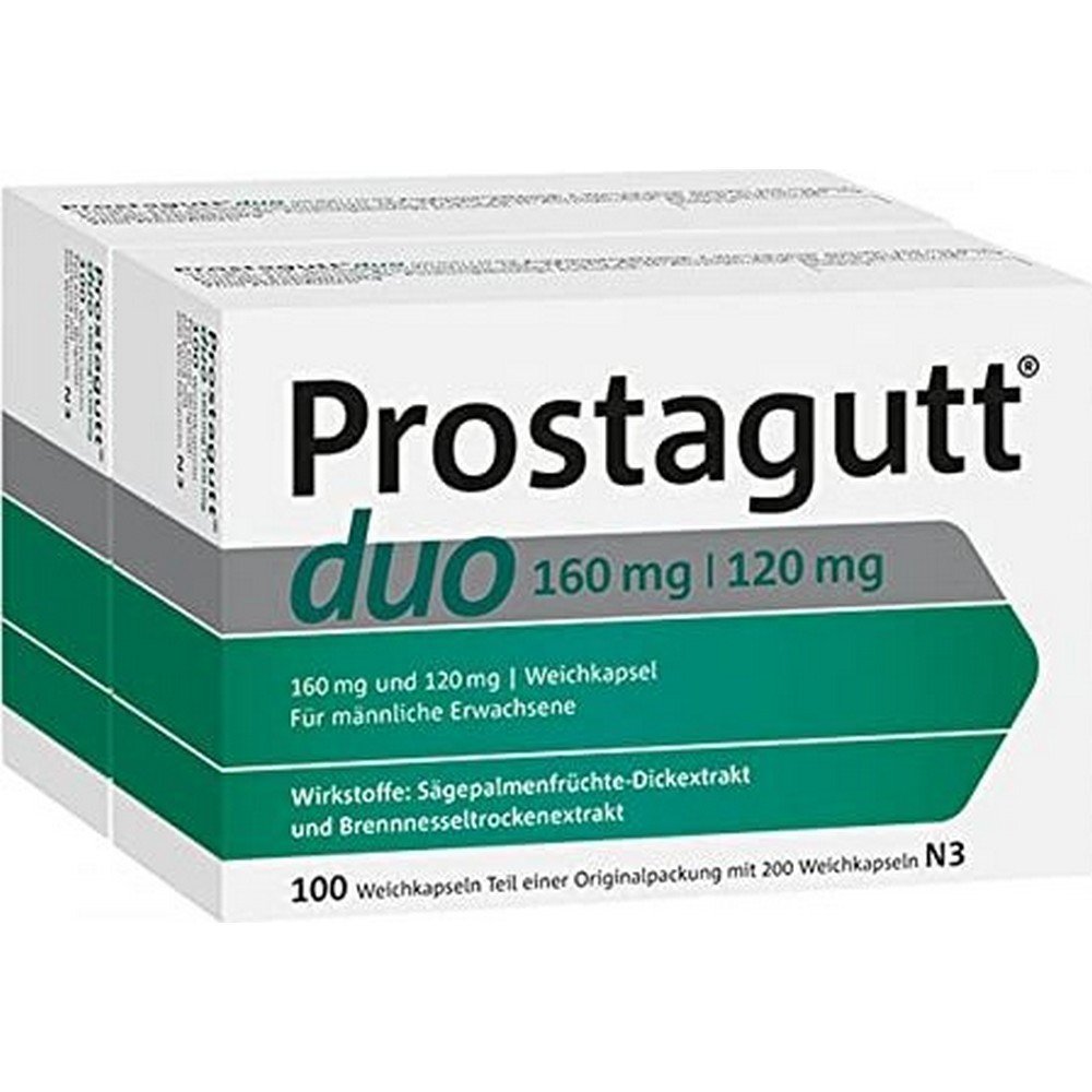 prostagutt duo 160mg120mg soft capsules 200 pieces Prostagutt Duo 160mg/120mg Weichkapseln 200 Stück