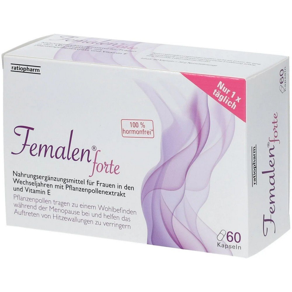 ratiopharm femalen forte capsules 60 pieces Ratiopharm Femalen Forte Capsules 60 pcs