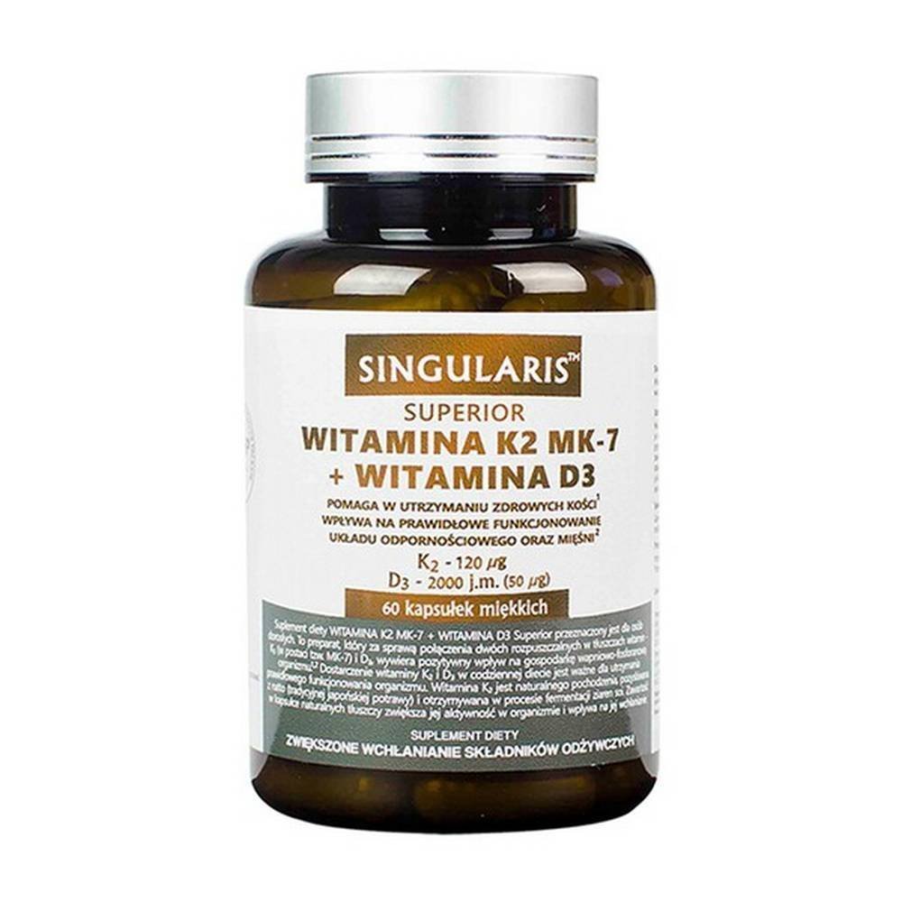 singularis vitamin k2 mk 7 100 g soft capsules 60 pcs Singularis Vitamin K2 MK-7 100 g Soft Capsules 60 Pieces