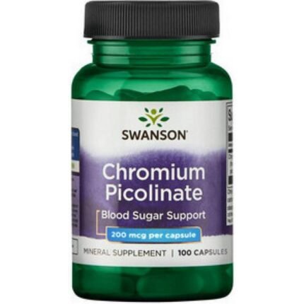 Swanson Chromium Picolinate 200 mcg 100 Capsules