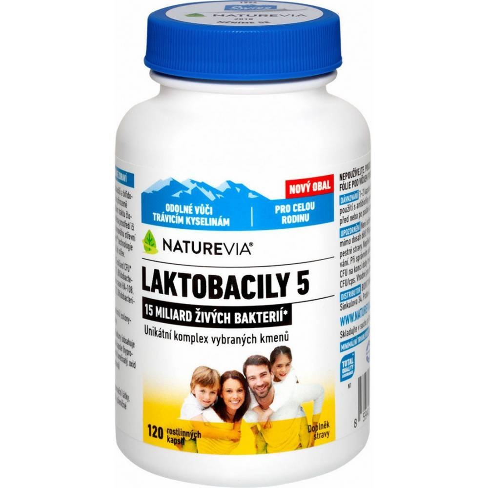 swiss naturevia laktobacily 5 120 Swiss NatureVia Lactobacilli 5 120