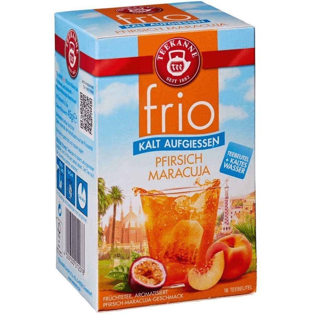 teekanne frio pfirsich maracuja 18 stk Teekanne Frio Peach Passion Fruit 18 pcs