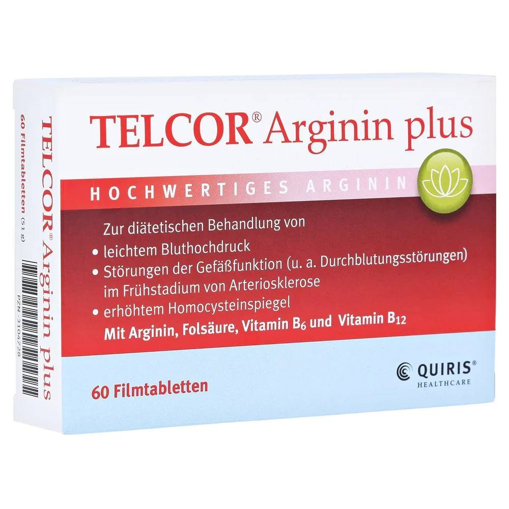 telcor arginine plus 60 pcs Telcor Arginine Plus 60 Pieces