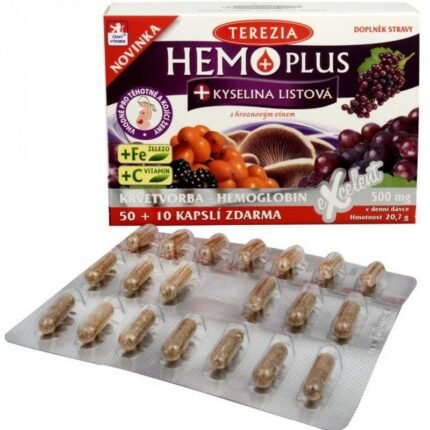 Terezia Company Hemo plus + folic acid + iron + vitamin C 60 caps