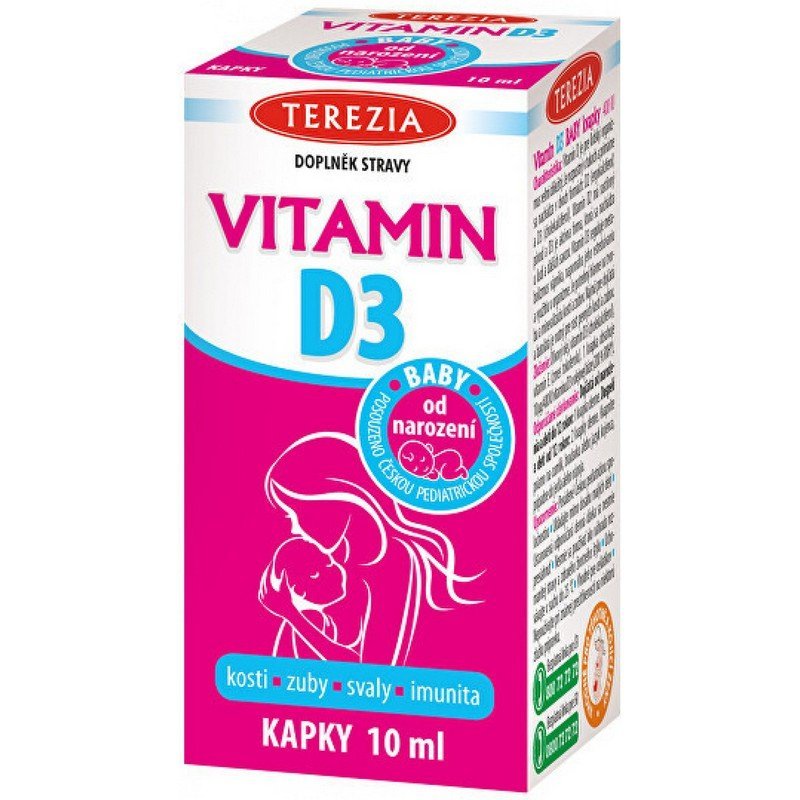 terezia vitamin d3 baby 400 iu 10 ml Terezia Vitamin D3 Baby 400 IU 10 ml