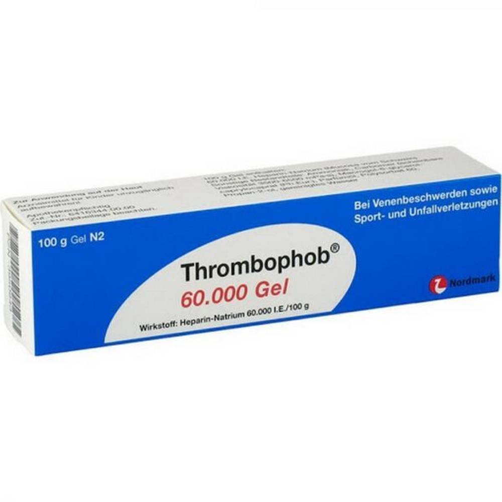 thrombophob 60000 gel 100g THROMBOPHOB 60,000 Gel, 100g