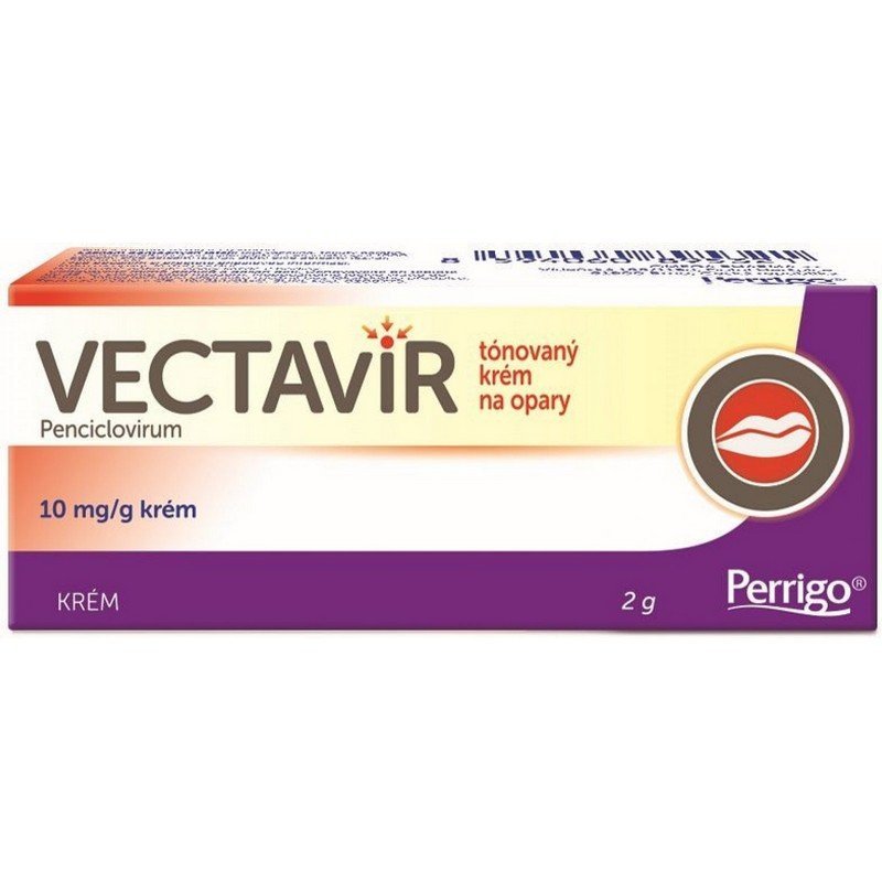 vectavir tonovany krem na opary 10mgg crm 2 g Vectavir tinted cold sore cream 10 mg/g 2 g