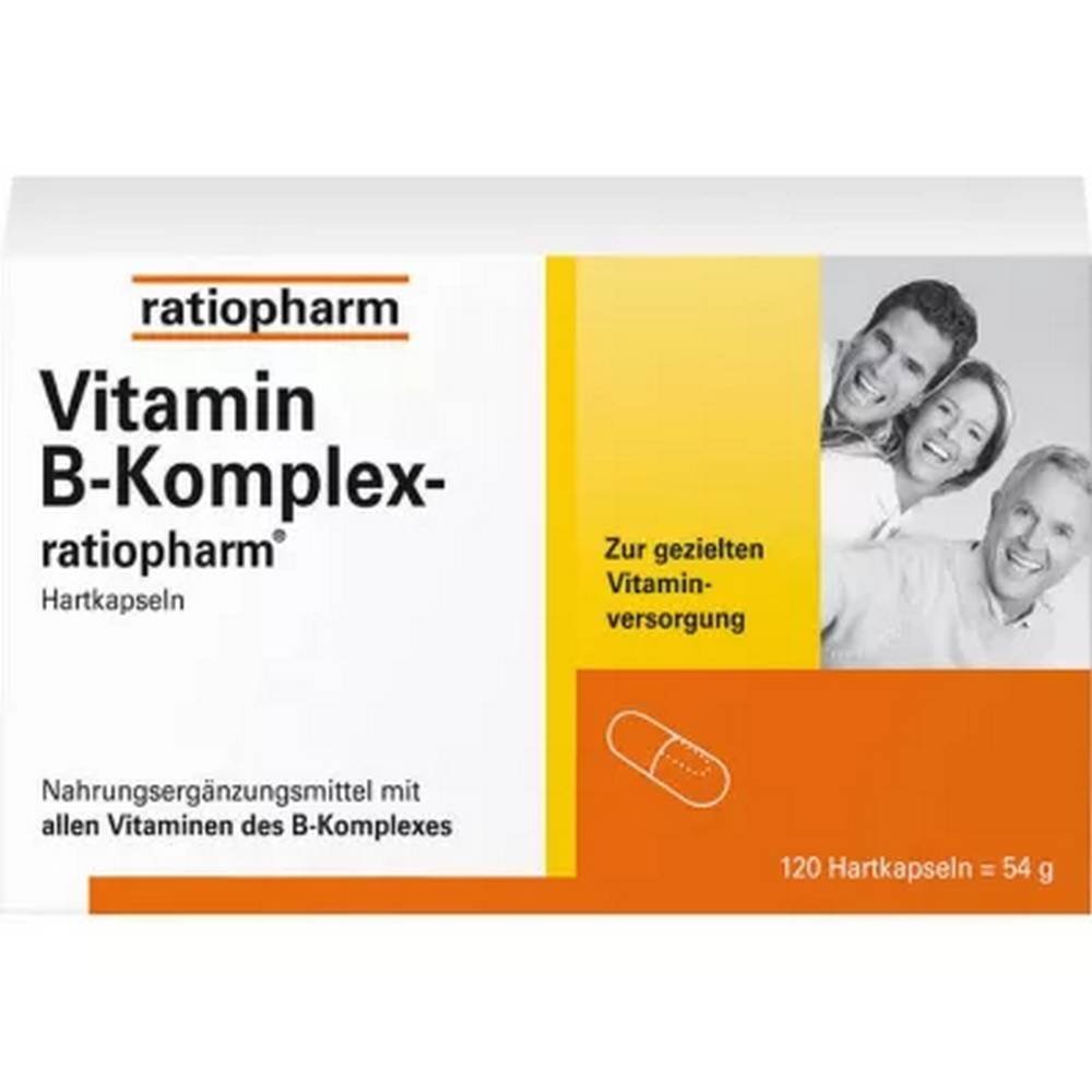 vitamin b capsules 120 pcs Vitamin B-Complex Ratiopharm 120 Pieces