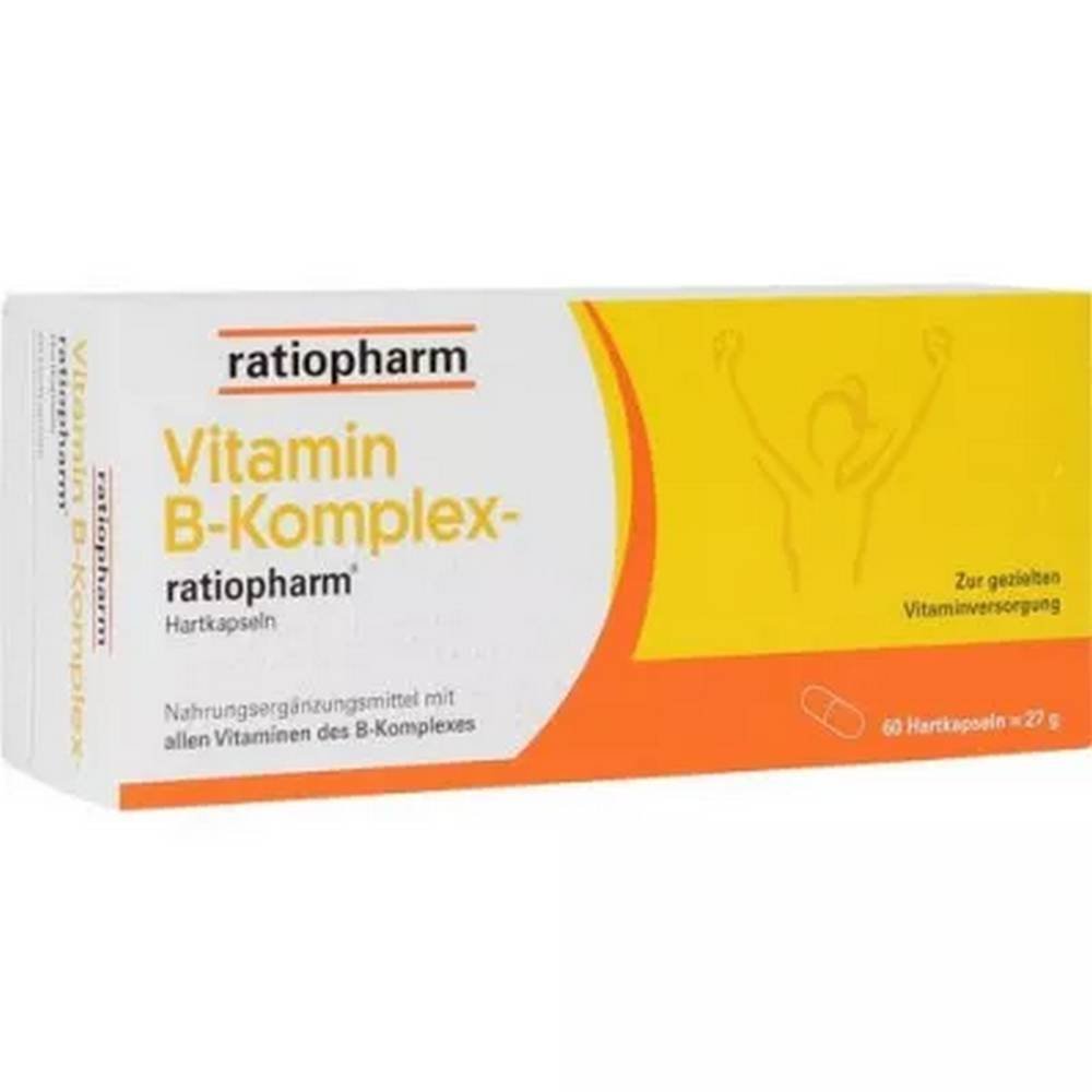 vitamin b capsules 60 pcs Vitamin B-Complex Ratiopharm 60 Pieces