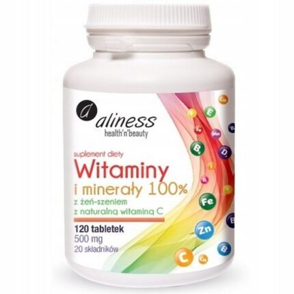 Aliness Vitamins and Minerals 100% 120 Tablets