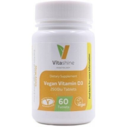 Vitashine Vegan Vitamin D3 2500 iu 60 tab