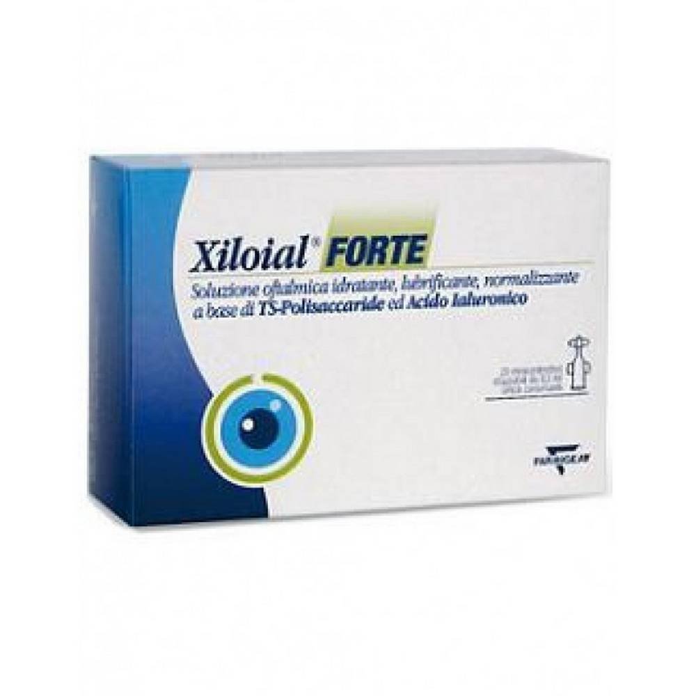 xiloial forte hydrating ophthalmic solution 20 vials Xiloial Forte – Hydratisierende Ophthalmische Lösung 20 Einzeldosen
