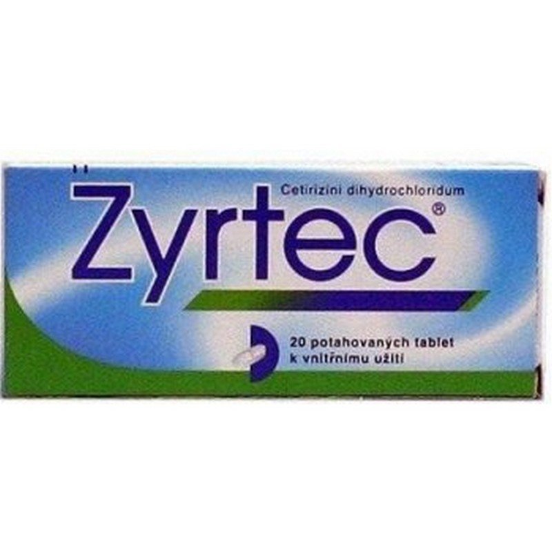 zyrtec portblflm 20 x 10 mg Zyrtec 10 mg film-coated tablets 20 pcs