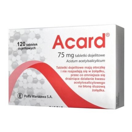 Acard 75 mg Enteric Tablets 120 pcs