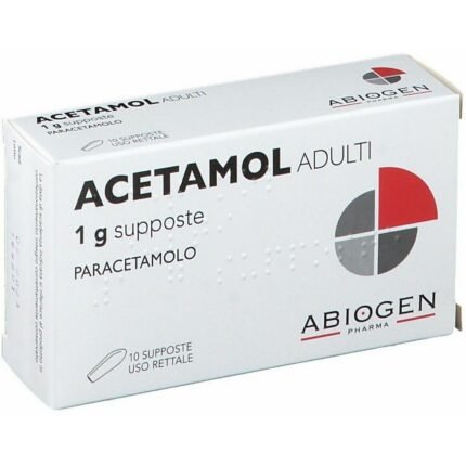 Acetamol Adulti 1g Zäpfchen 10 Stück