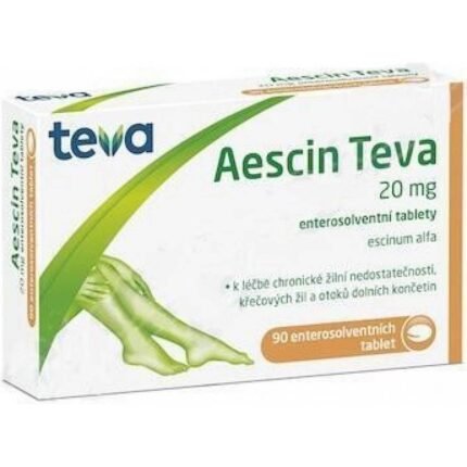 Aescin Teva 20 mg Tablets 90 pcs