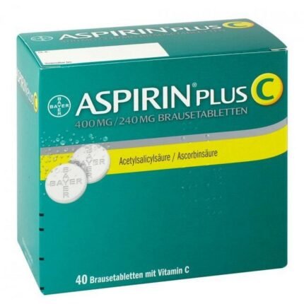 Aspirin Plus C Effervescent Tablets 40 pcs