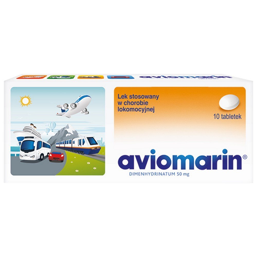 Aviomarin 50 mg tablets 10 pcs Aviomarin 50 mg tablets 10 pcs