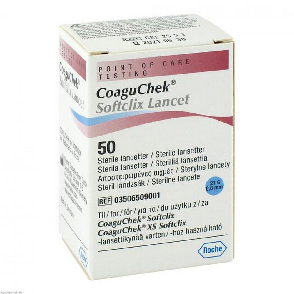 CoaguChek Softclix Lancets 50 pcs CoaguChek Softclix Lancets 50 pcs