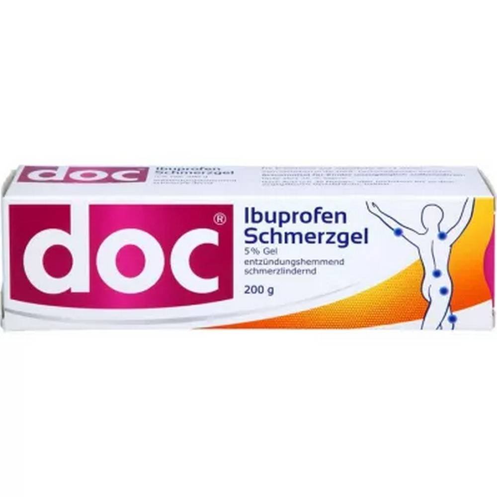 DOC Ibuprofen Pain Gel 5% 200 g DOC Ibuprofen Pain Gel 5% 200 g
