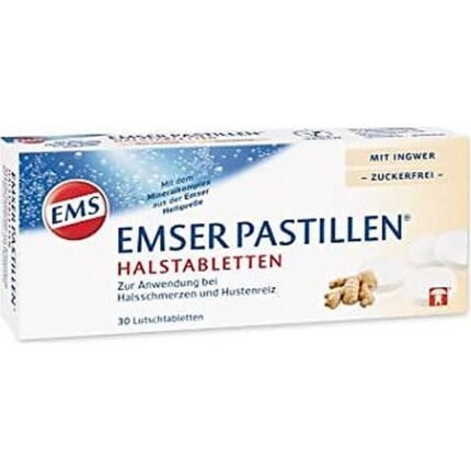 Emser Pastillen zuckerfrei mit Ingwer 30 Stück