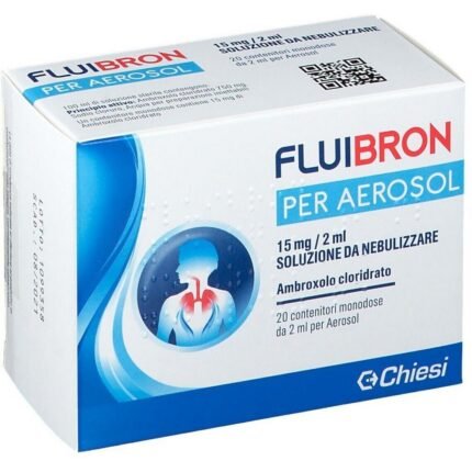 Fluibron for Aerosol 15mg 20 Ampoules