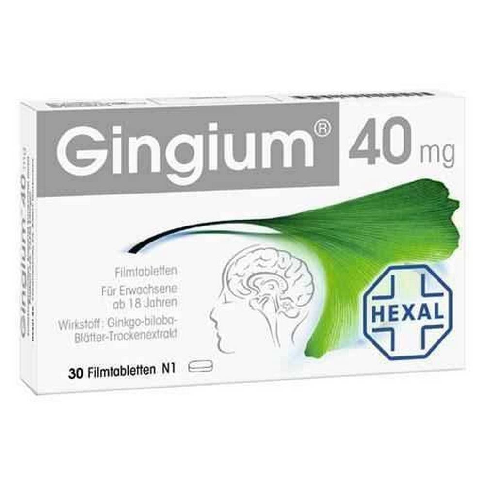 Gingium Film-Coated Tablets 30 pcs Gingium Film-Coated Tablets 30 pcs