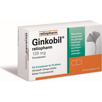 Ginkobil Ratiopharm 120mg Film-Coated Tablets 200 pcs
