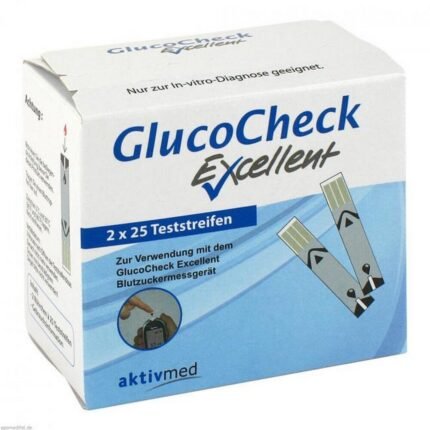 GlucoCheck Excellent Test Strips 50 pcs