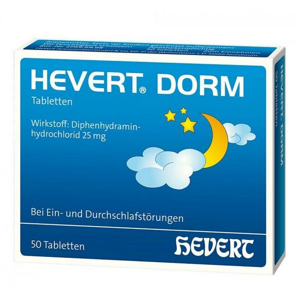 Hevert Dorm Tablets 50 pcs Hevert Dorm Tablets 50 pcs