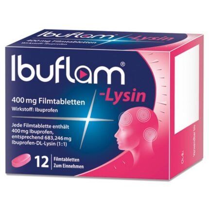 Ibuflam Lysine 400 mg Film-Coated Tablets 12 pcs