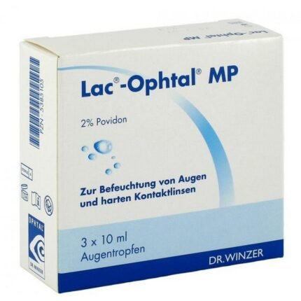 Lac Ophtal MP Eye Drops 3 × 10 ml