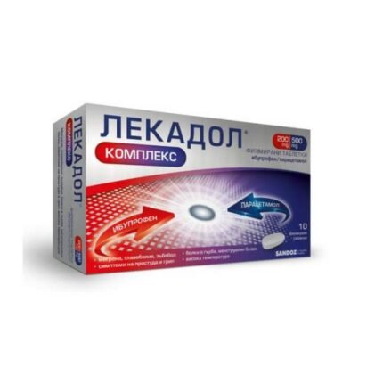 Lecadol Complex 200 mg / 500 mg, 10 pcs — Лекадол Комплекс