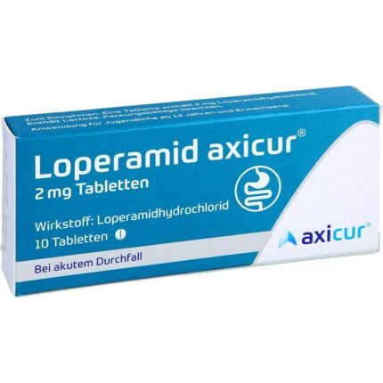 Loperamid Axicur 2 mg Tablets 10 pcs