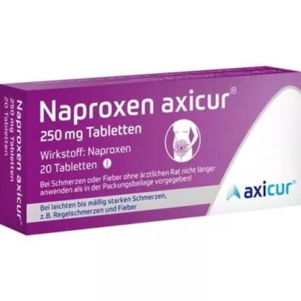 NAPROXEN Axicur 250 mg tablets — 20 pcs