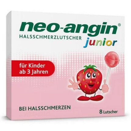 Neo-Angin Junior Sore Throat Lollipops 8 pcs