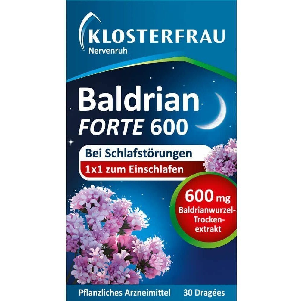 Nervenruh Baldrian Forte 600 Dragees 30 Stück Nervenruh Baldrian Forte 600 Dragees 30 Stück