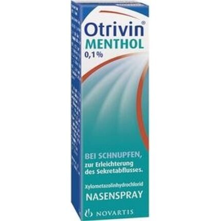 Otrivin Menthol 0.1% Nasenspray — 15 ml (Otrivin Menthol 0.1% nasal spray)
