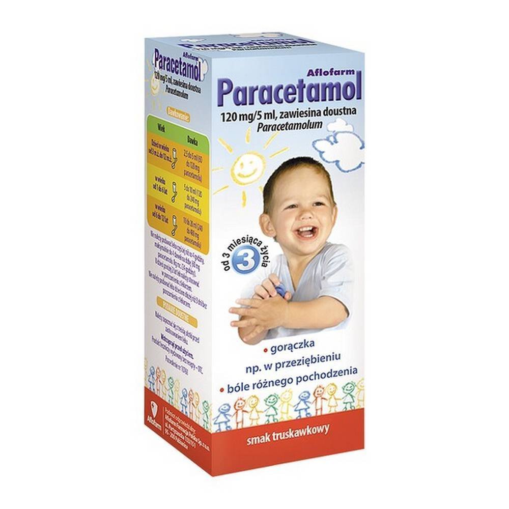 Aflofarm Paracetamol Syrup 0.12 g/5 ml 100 ml Aflofarm Paracetamol Syrup 0.12 g/5 ml 100 ml